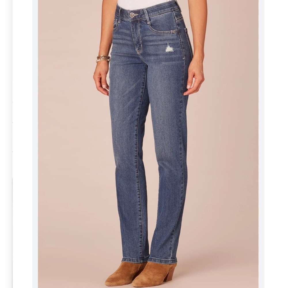 Democracy Straight Jeans Womens 12 Blue